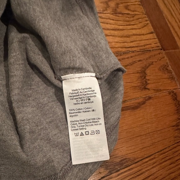 NWT Crewcuts Girls Grey Tee Shirt Size 6-7 - Picture 8 of 8